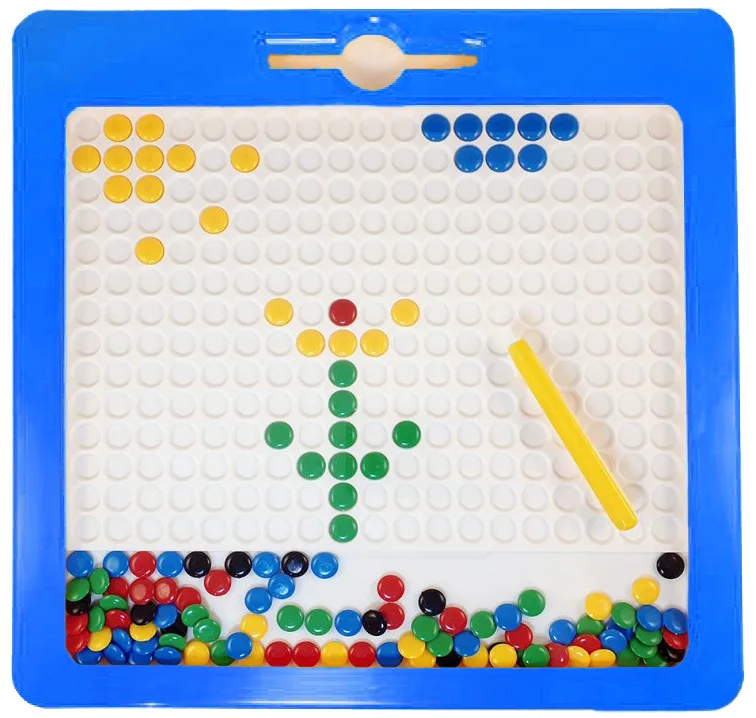 Children Big Magpad Cognitive Educational Toys Table Dots Doodle Board Magpad Magnetic Drawing Toy