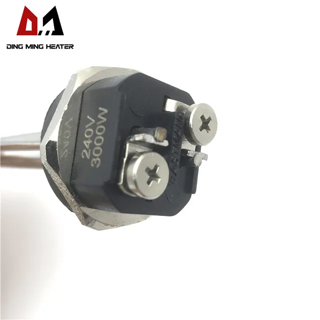 Solar Heater 12v/24v 220v 300w U Shape Tube Heater Element Water Heating Element With 1 Inch Npt