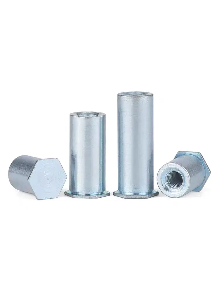 Blue and White Zinc Blind Hole Studs Rivets and Nuts Column Screws Product Category