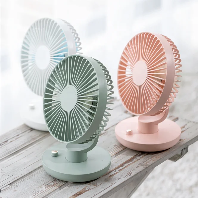 New Multi-Function Desktop Shaking Head Mini Fan Office Dormitory Mute USB Charging Small Fan 209