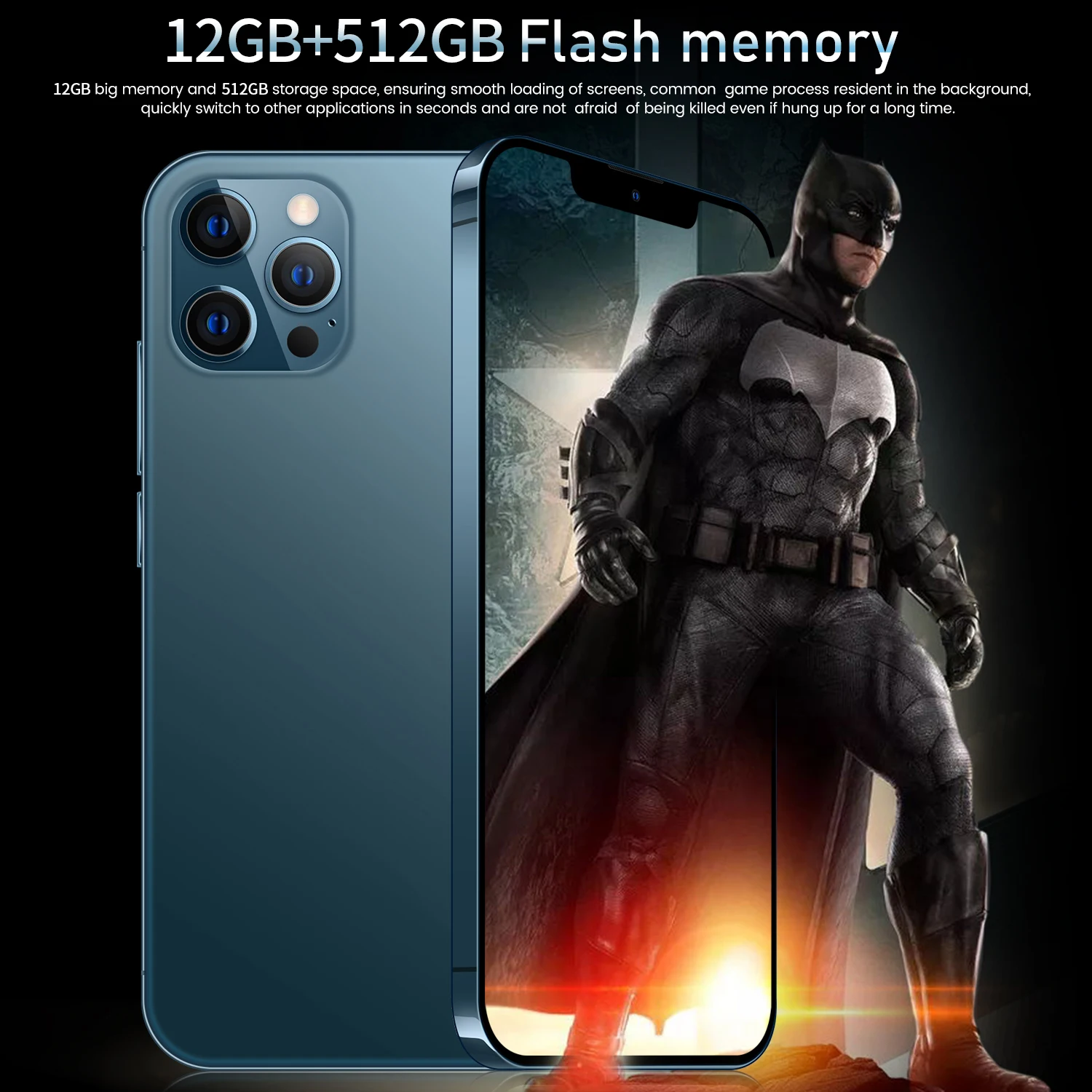 limited time promotion 2023 Hot Sale Global 5G i12 Pro Max 6.7 inch HD Screen 12GB+512GB Cellphone Android10 Mobile Phones