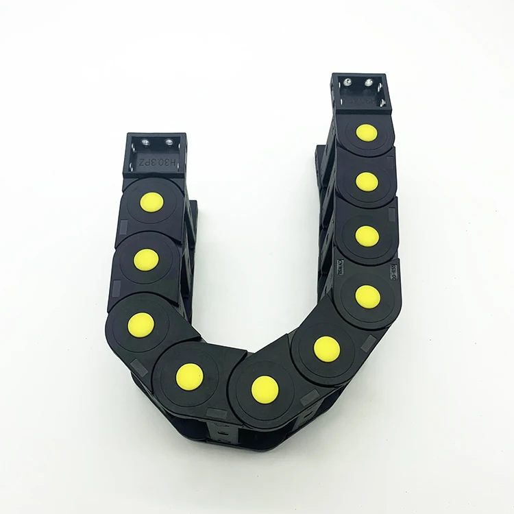 Micro Drag Chain  Plastic Cable Guide For Cutter Machine