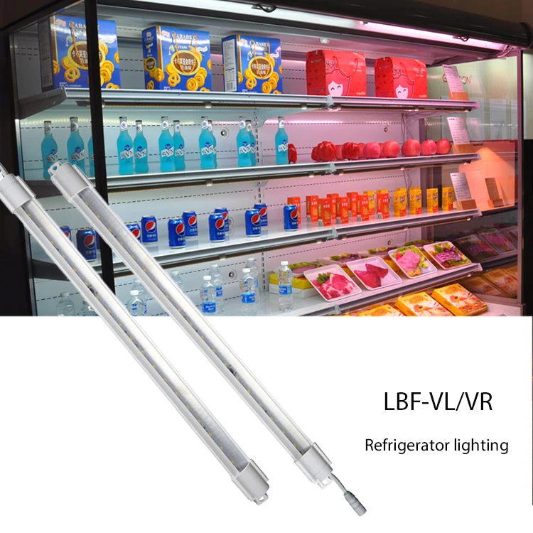 Ip65 Refrigerator cool white Light 24VDC led Pepsi Visi Cooler Led Tube Light for supermarket freezer