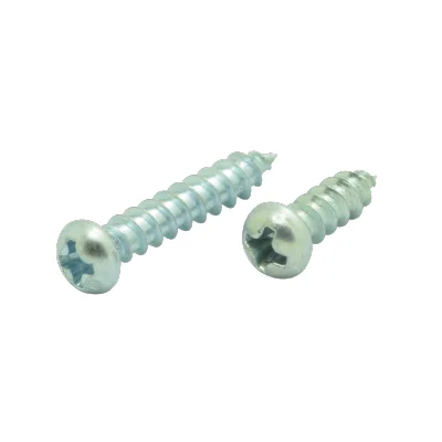 Factory Wholesale Din Standard Cross Round Head Self-Tapping Screws Stainless Steel and Steel Zinc Plated and Black Oxide Finish