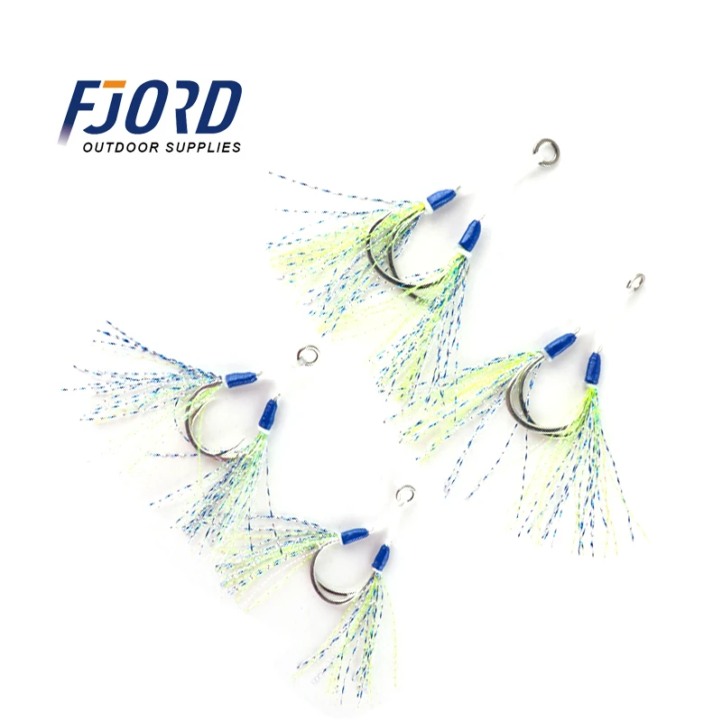 Fjord Wholesale High Quality 1/0 to 5/0 BKK Fishing Hook With Carbon Steel