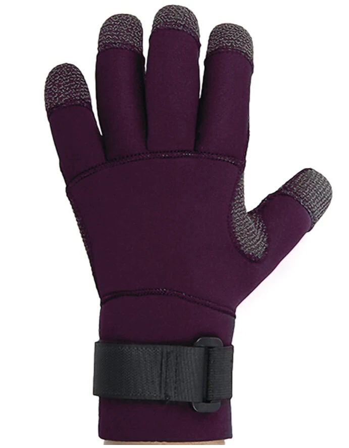 Custom Neoprene Waterproof 3MM Five Finger Watersports Snorkeling Canoeing Wetsuit Gloves