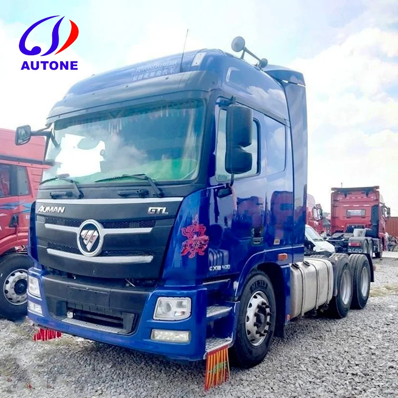 Foton Used Tractor Truck Second Hand 6**4 Trailer Truck for Sale with Weichai Engine