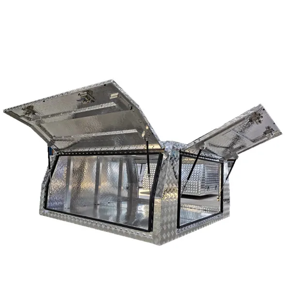 Portable Aluminum Gullwing Truck Bed Tool Box