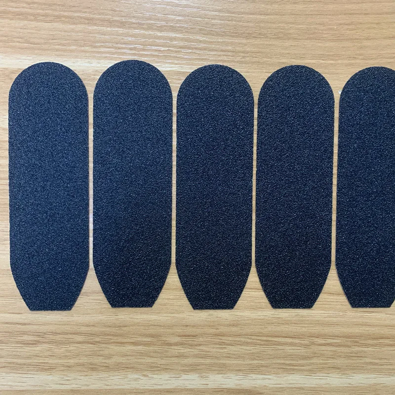 Self Adhesive Pedicure Tool Callus Remover Stainless Steel Metal Foot File Black Refill Replaceable Sanding Paper Pads Sandpaper