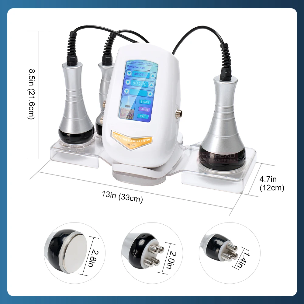 3 in 1 40K Reduce Fat Multipolar RF Body Slimming Cavitation Machine Product For Weight Loss