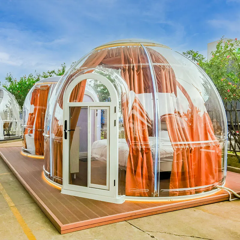 Transparent pc Panoramic Star Room Homestay Hotel net Red Bubble House awning outdoor tent
