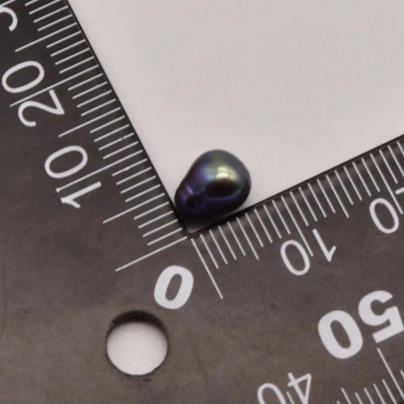 50 Pcs/Lot 4.5mm-6mm Natural Black  Pearl Scattered Beads For Making Diy Jewelry Earrings Accessories Wholesale JA0271