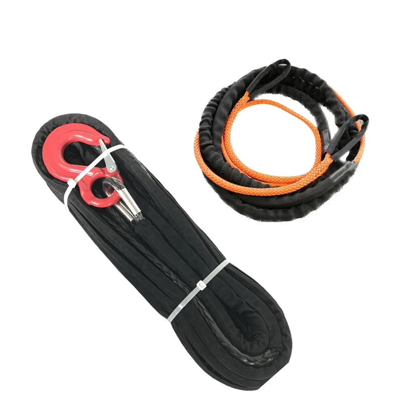(JINLI ROPE) 10mm*10m,  12mm*20m Winch Extension Rope, Synthetic UHMWPE ROPE