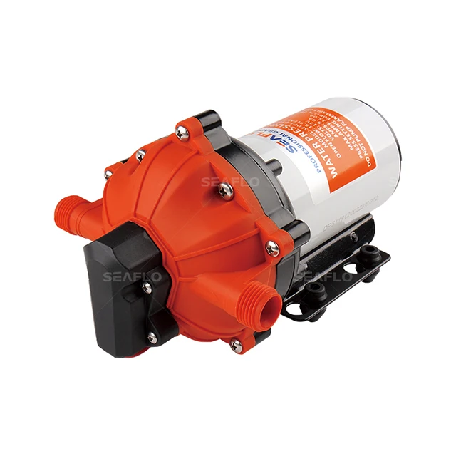 Sea Flo 12 Volt DC Diaphragm Water Pump Self-priming Four Piston 19LPM 60PSI High Pressure Diaphragm Water Pump