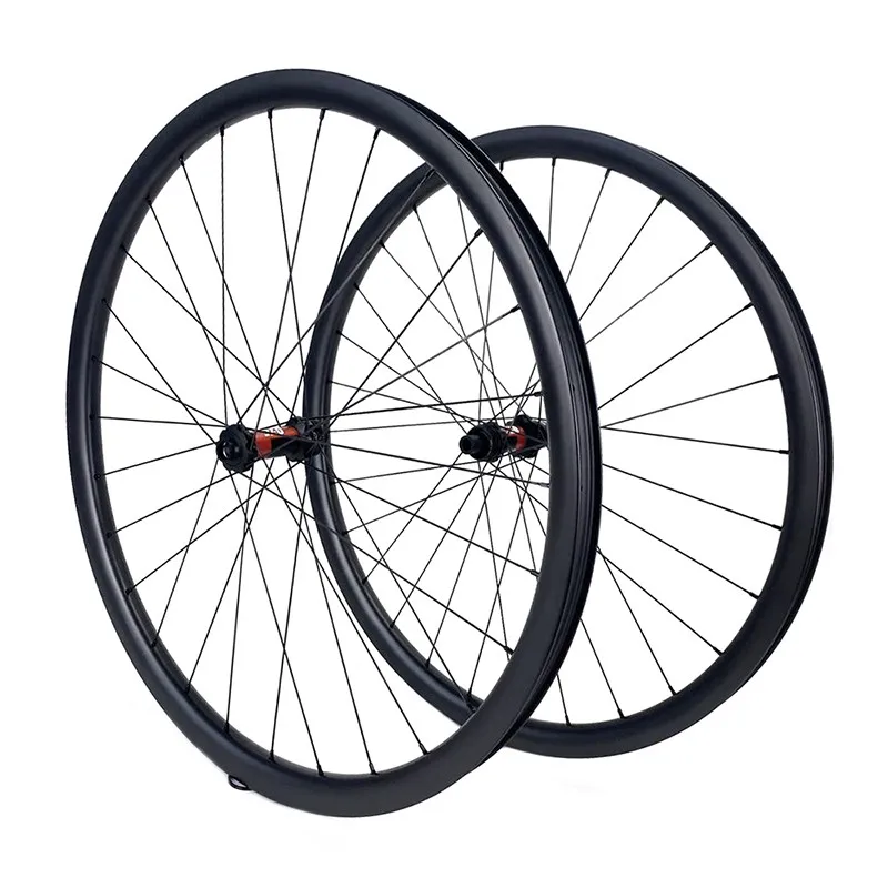 Hot sale 700c carbon Mtb Xc Wheelset 33mm Width Asymmetric 29mm width mountain bike wheelset