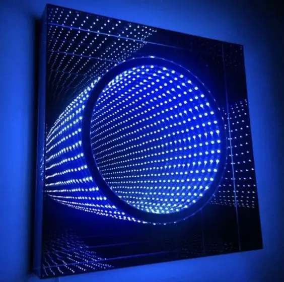 Infinity Mirror Led Light Abyss Mirror Luminous Letter Advertising 3D LED Infinity Mirror With Lights Infinity Neon Sign