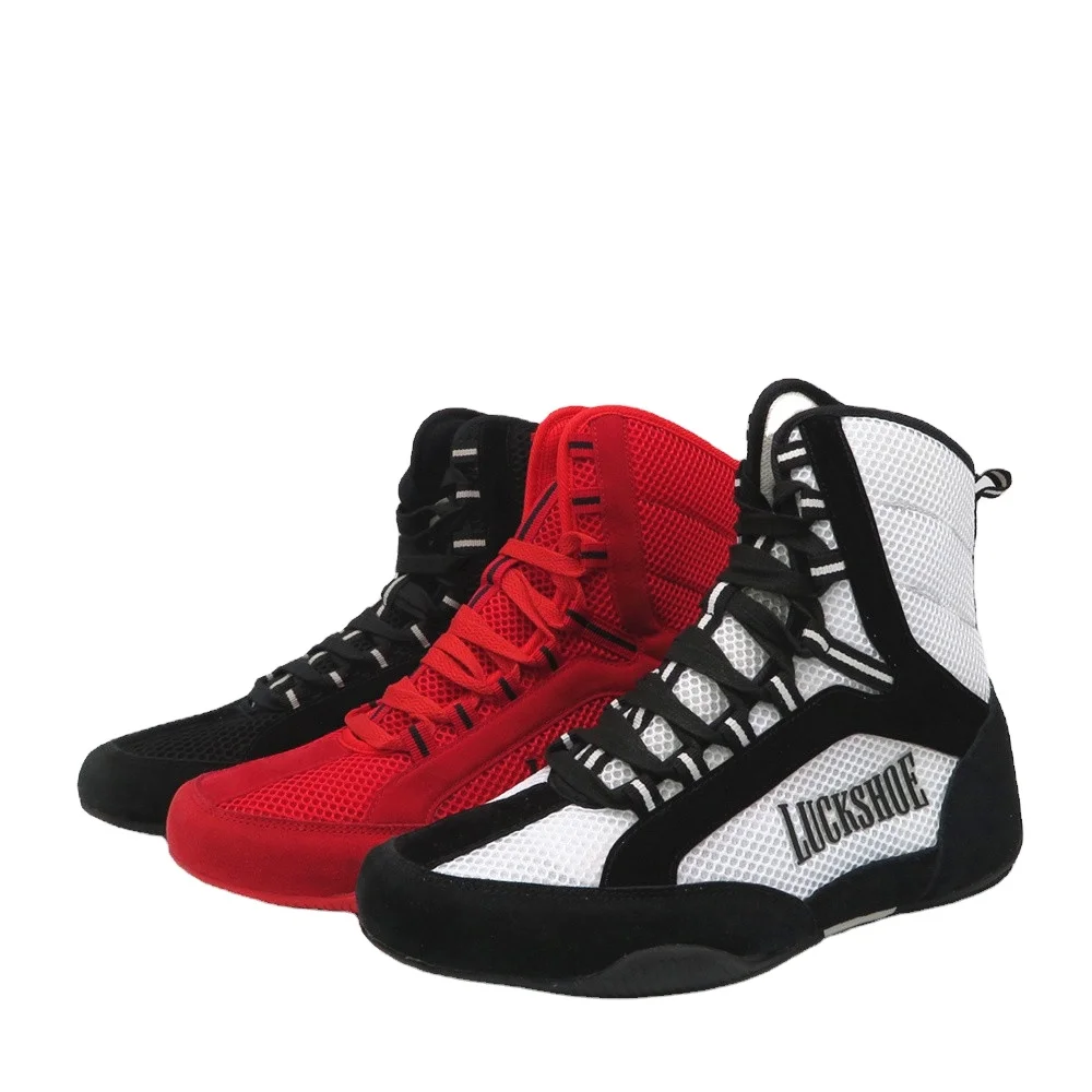 Магазин новых моделей кожаной боксерской обуви MMA High top