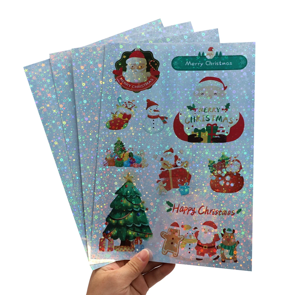 Free Sample Holographic Security Pet Film Custom Sticker A4 Vinyl Paper For Printing