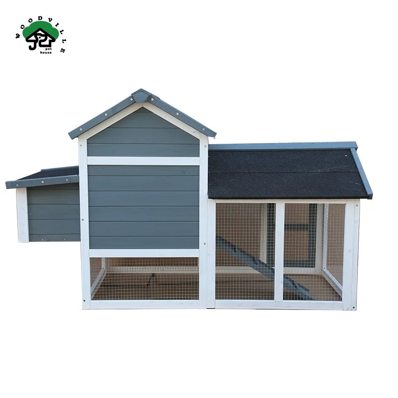 Wooden Chicken Coop Outdoor Backyard Hen Habbitat Cage Chinese Fir Wood Chicken House
