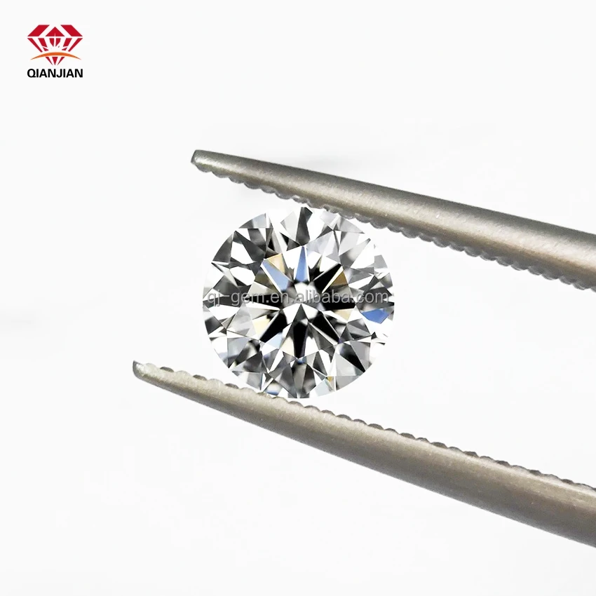 Wholesale HPHT DEF Color Lab Grown VVS Diamonds Round Cut Lab Made 0.1~0.3ct 3mm 4mm Diamond diamond Price Per Carat