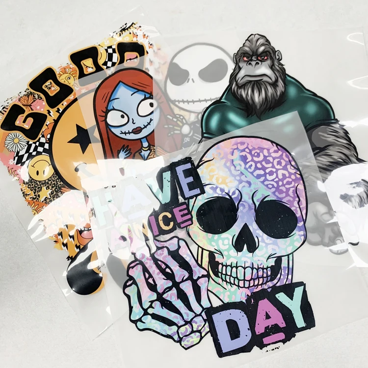 Plastisol Heat Transfer Vinyl Unicorn Valentine DTF Custom Screen Print Transfers for Clothing