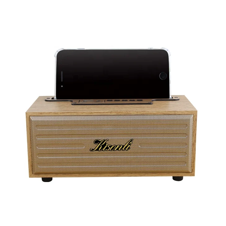 Kisonli G12A Top Seller Gaming Stereo Sports Wooden Speaker Outdoor Wholesale Mobile Phone Wireless Speaker