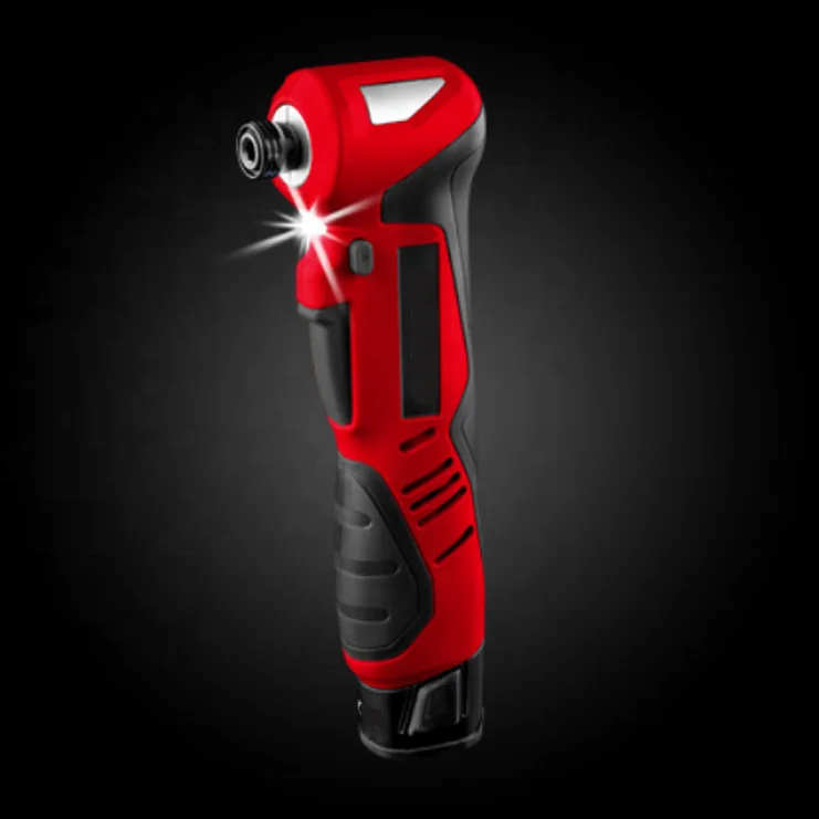90 degree right angle power tool 5712 lithium battery 12v rechargeable angle impact driver screwdriver screw wrench