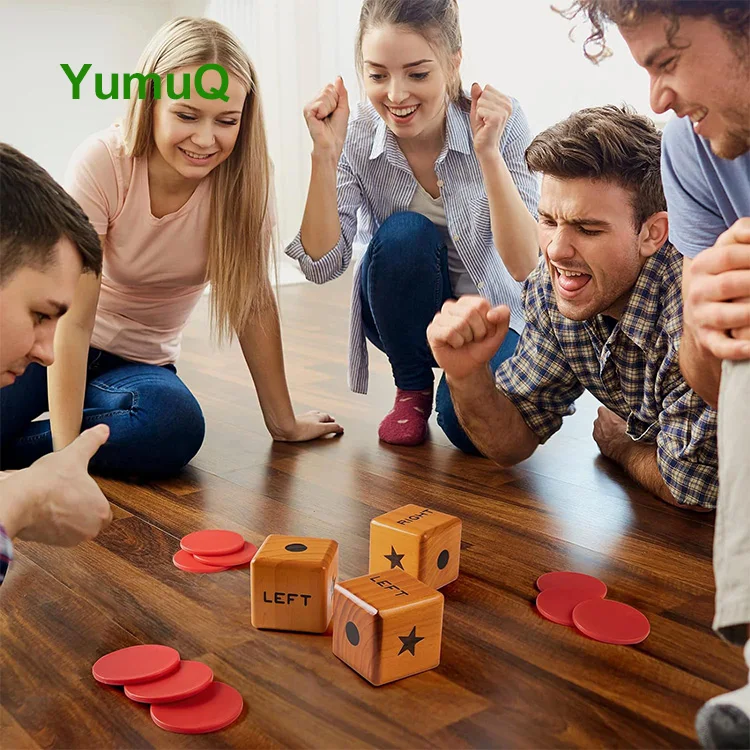 6 упаковок набор деревянных кубиков YumuQ для улицы или помещения