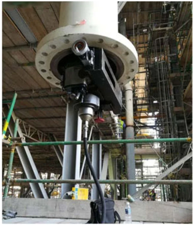 SFP2500 Id Mount Flange Facing  Repair Machine seal grove Pneumatic Portable Flange Facer machine