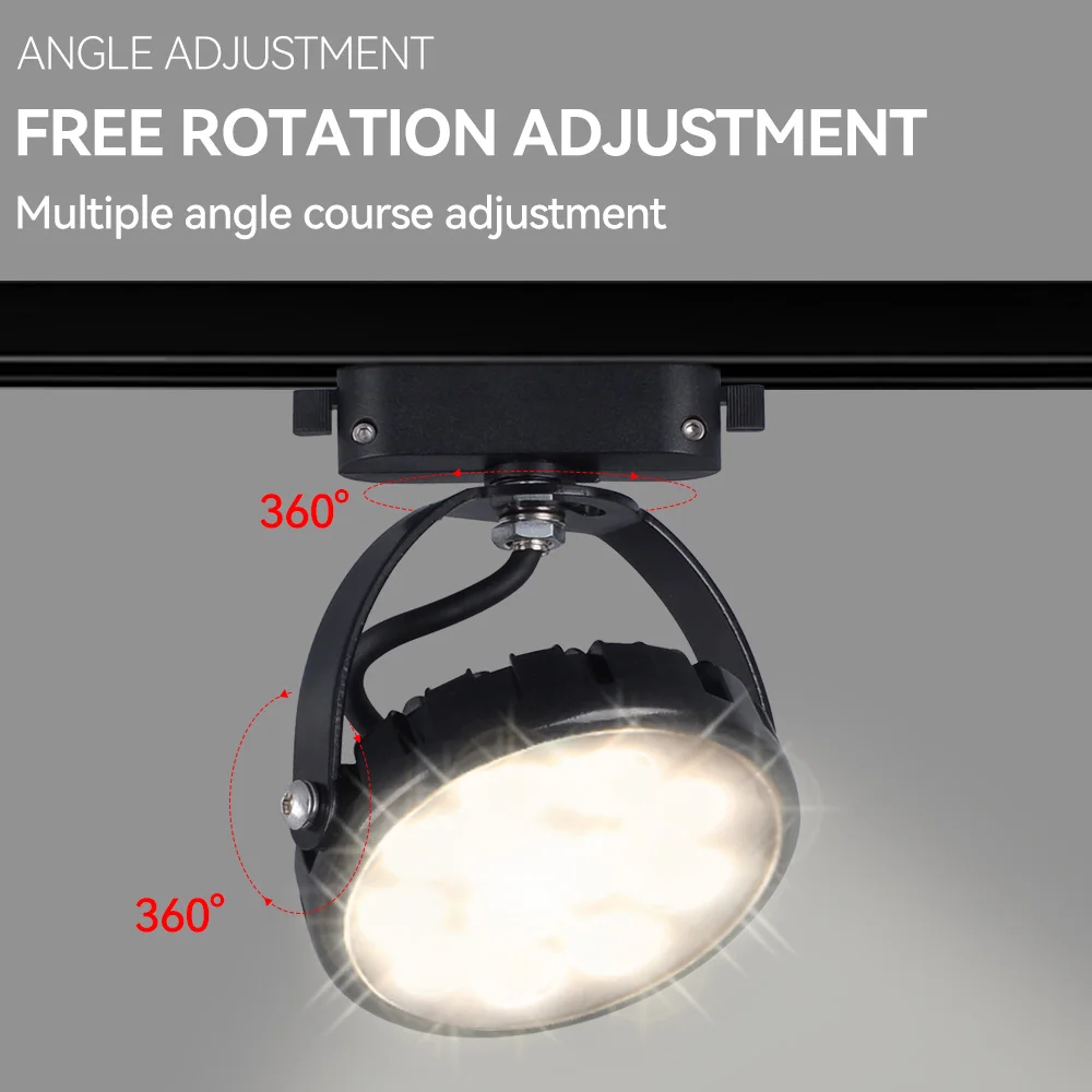 Outdoor IP66 Aluminum Round Design 12W 24W AC165-315V Round LED Flood Light LED Stage Par Floodlight Wall Washer LED Track Light