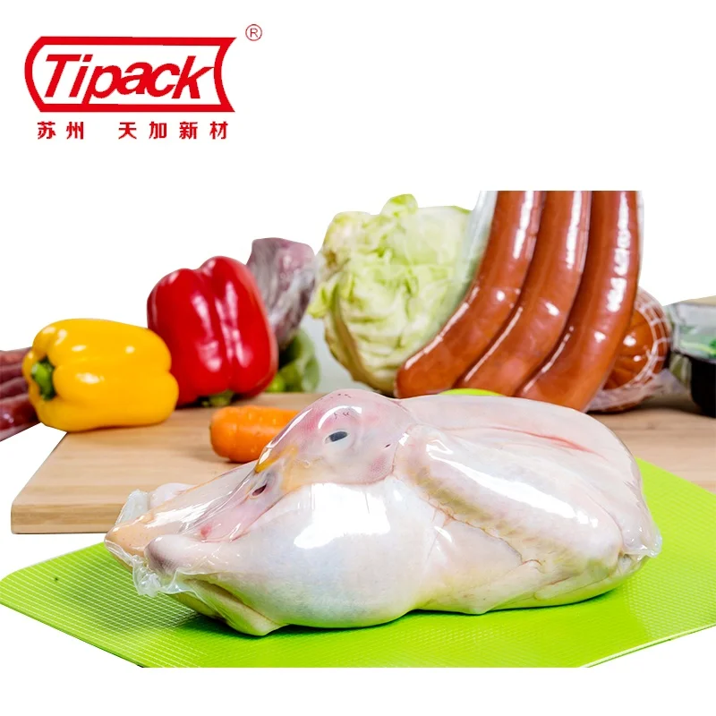 Tipack Poultry 10x16 Shrink Bags and more 9x16 25X25 PVDC High Barrier Industrial Plastic Shrink Wrap Bags
