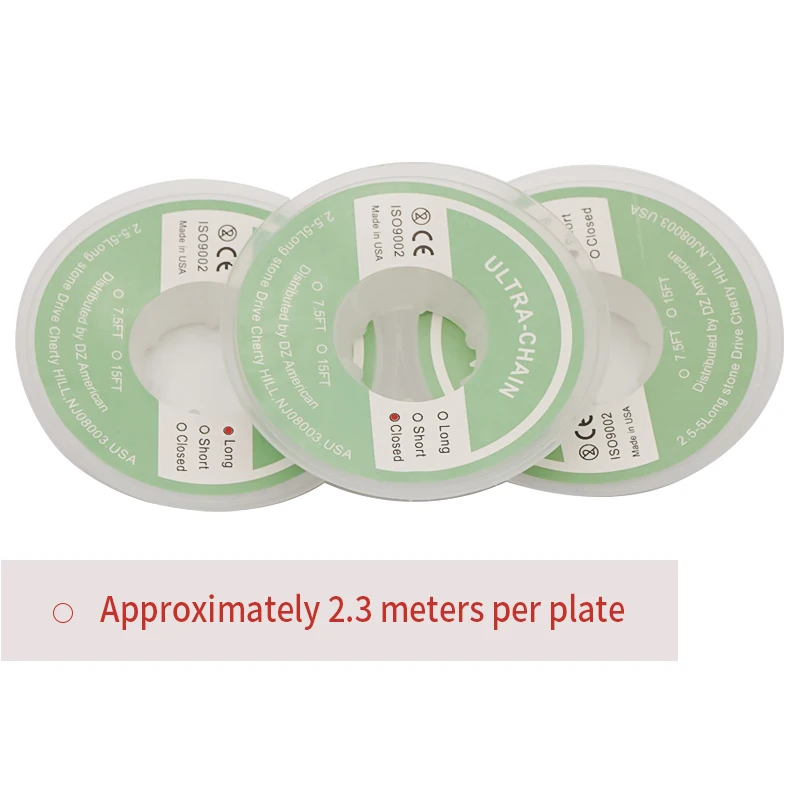 1 Pc Elastic Power Spool Continuous Dental Rubber Chain Orthodontic Chains Dental Tool