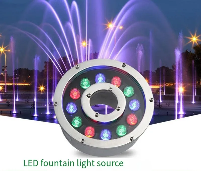 led fountain light Surging spring light