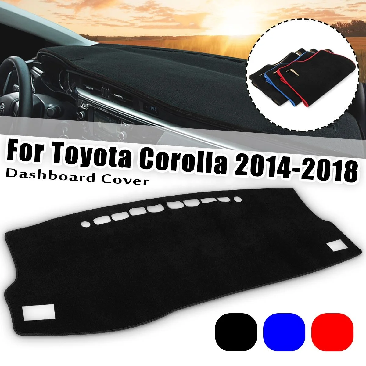 Wholesale Car  Accessories  Car Dashboard Cover Car Dashboard Cover For Toyota Camry/prado/corolla