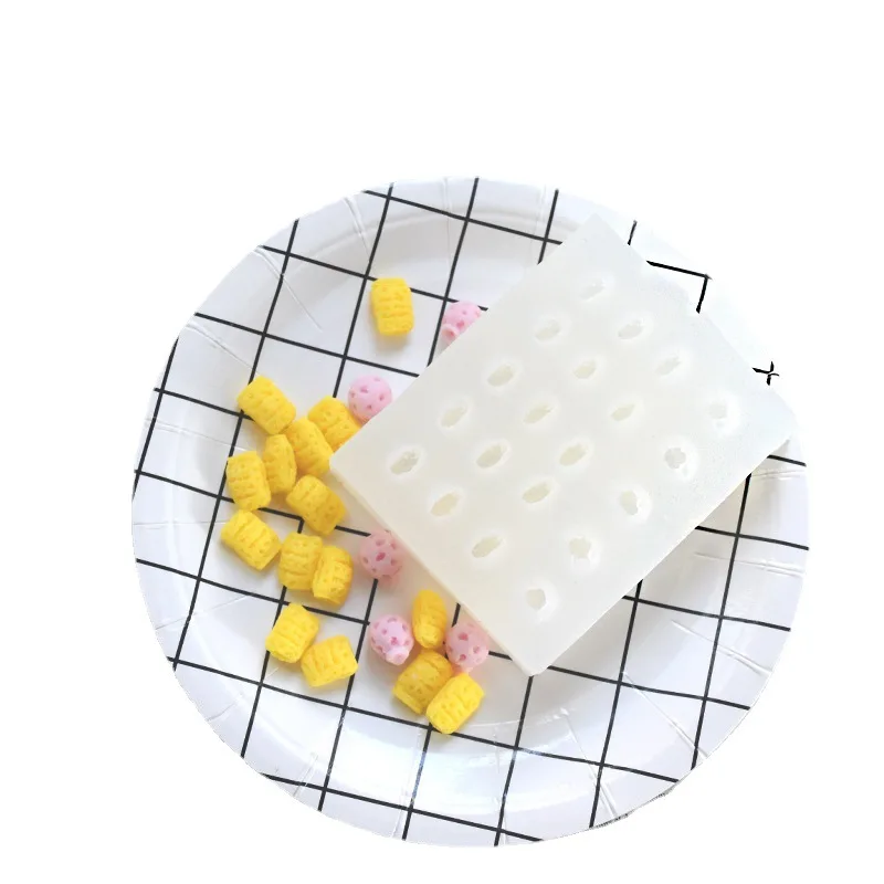 YW149 DIY 3D Puff Granules Solid Yogurt Granules Cake Flipping Sugar Chocolate Aroma Mold silicone chocolate mold