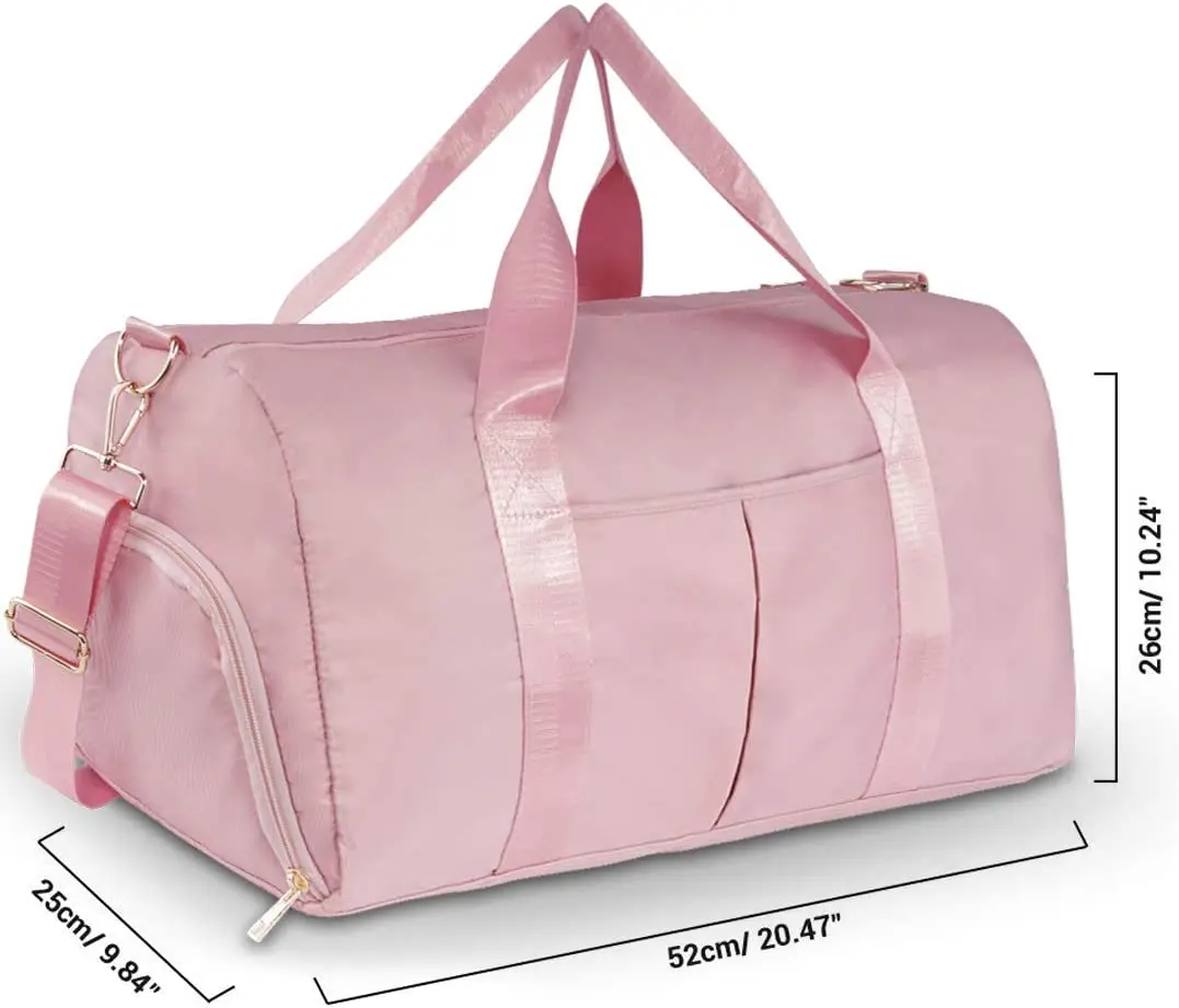 2023 Hot Sale Durable Sports Bag with Large Volume for Gym Exercise Waterproof Fabric Gym Bag with Shoes Compartment