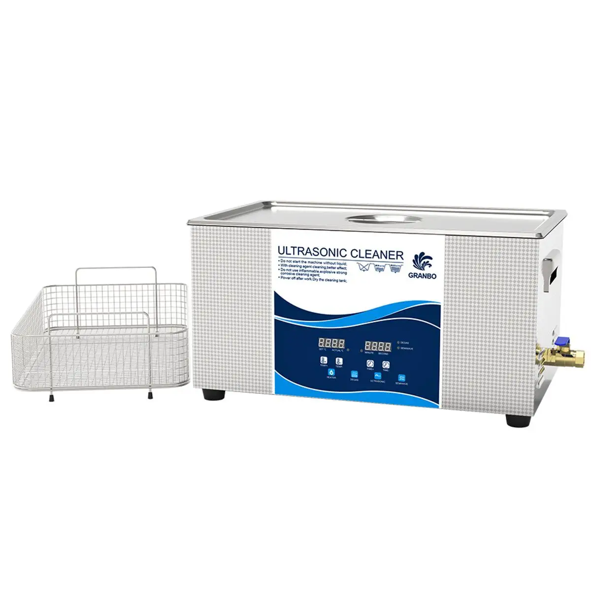40khz 22l Ultrasonic Bath Hardware Ultrasonic Cleaner Machine with Cleaner Basket