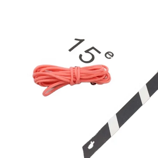 3mm 4mm 5mm round and flat shape elastic strap rope earloop band for face mask