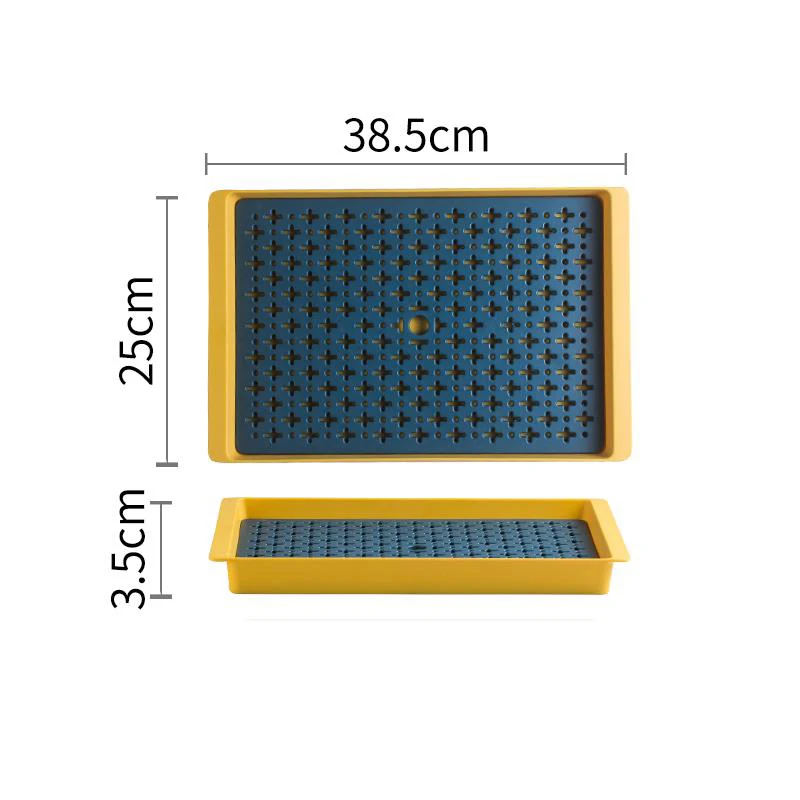 wholesale cheap Plastic restaurant hotel serving tray restaurant use solid color plastic customize tray