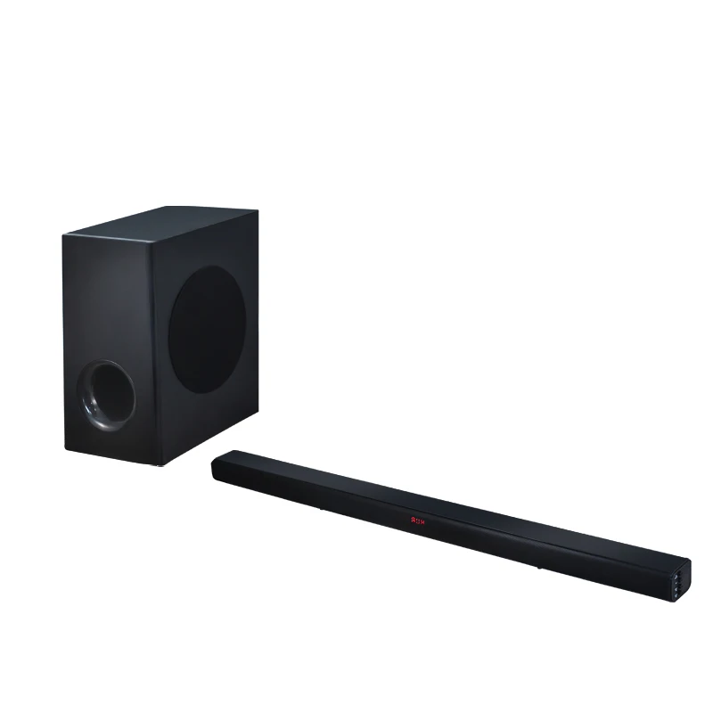 40 W Home theater TV bluetooth soundbar with wired subwoofer
