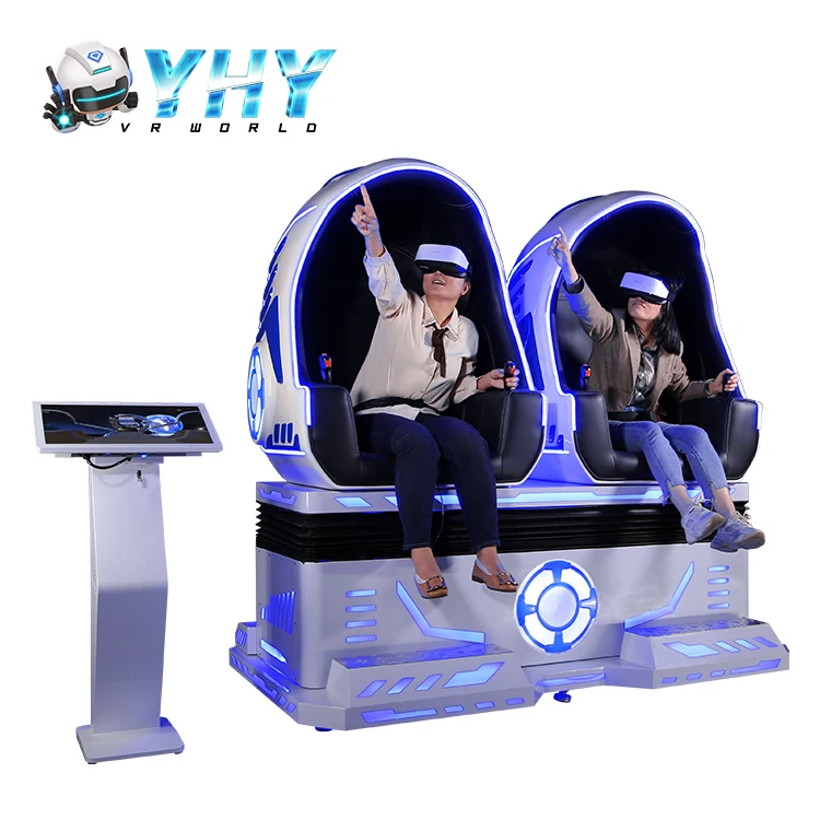 China 9D VR 2 seats Virtual Reality Vr arcade Games machine Egg Cinema Chair 9D Vr Simulator