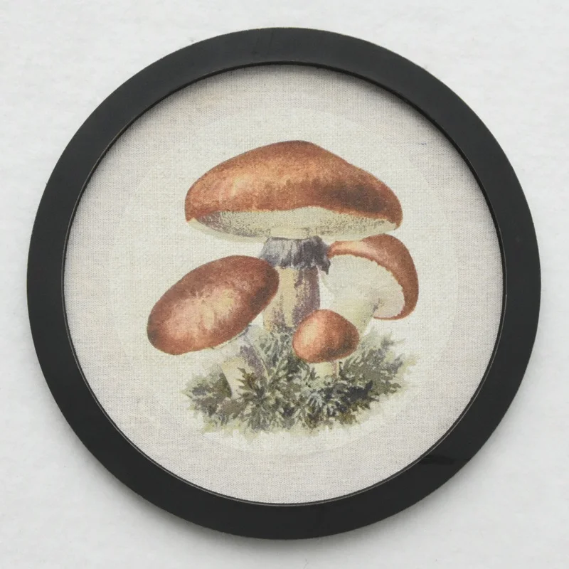 Farmhouse living Room Decor Light luxury Retro Mushroom Painting Wall Art for Home Decor Mushroom Aesthetic Hanging Wall Art
