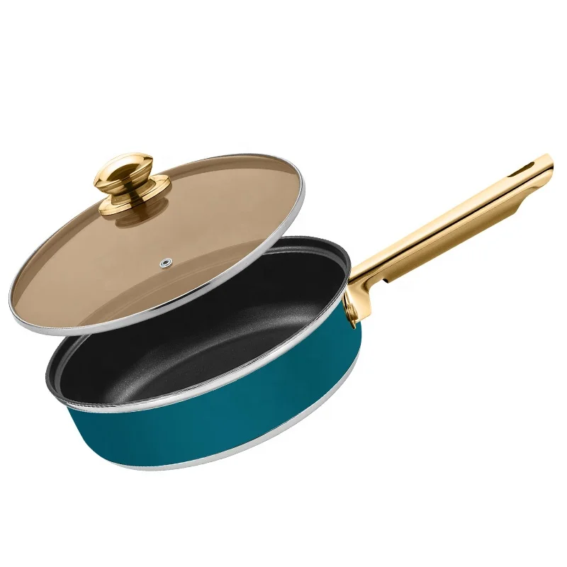 Realwin Wholesale Customization 12Pcs Non-stick Cook Ware Pots And Pans Sets Stainless Steel Cookware