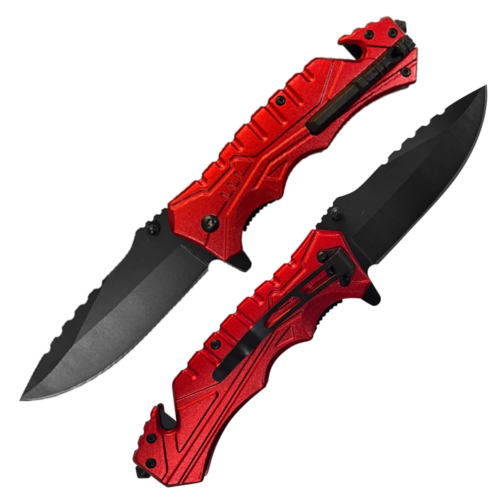 Hot Selling low price OEM  tactical knife 5 Inch  aluminum handle open assistant folding knife