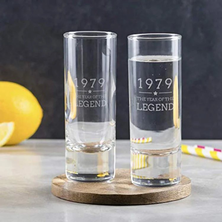 Wholesale Barware Transparent 2oz Tequila Shooter Champagne Wine Shot Glass