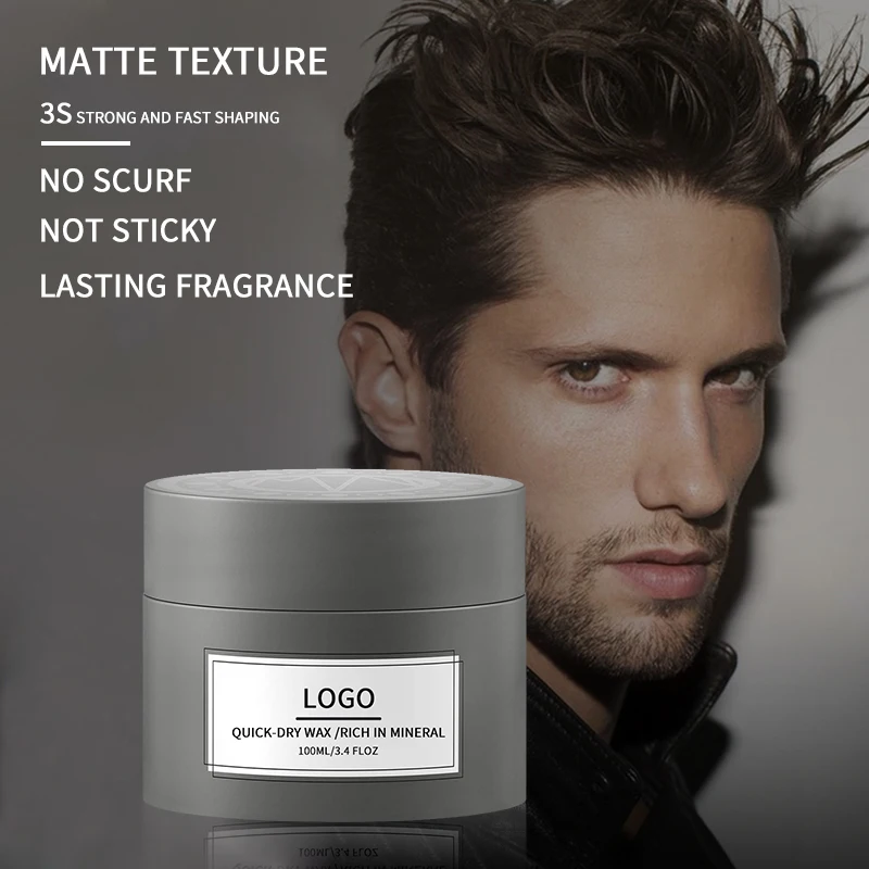 Wholesale Fashion Wax Hair Sulfate-free Strong Hold & Matte/Natural Look and Material & Organic Vegan Hair Wax Edge Control