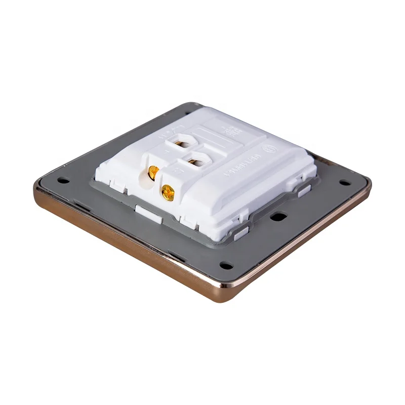 Simple light luxury switch One open gold acrylic wall switch