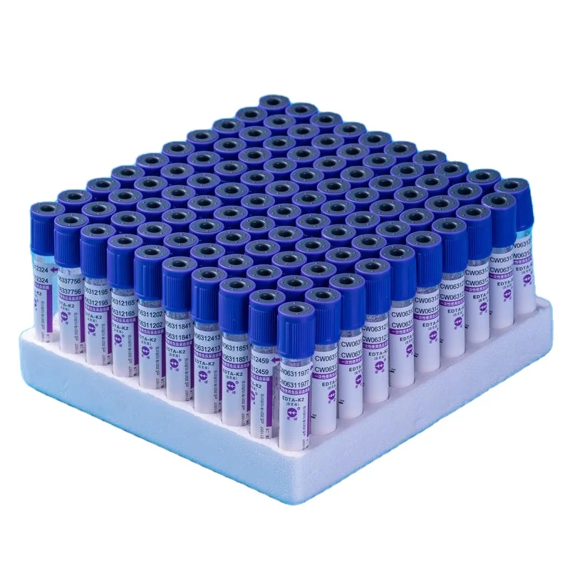 Disposable medical  vacuum blood collection tube test tubes plasma sample 1-10ml blood draw tubes Manufacturer price