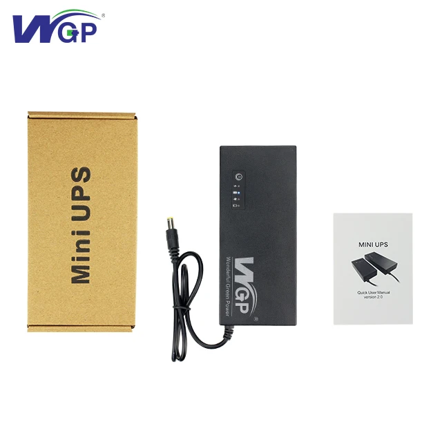 WGP Portable uninterrupted power supply online WIFI router  12V 1A 2A 3A smart mini ups for CCTV no break ups