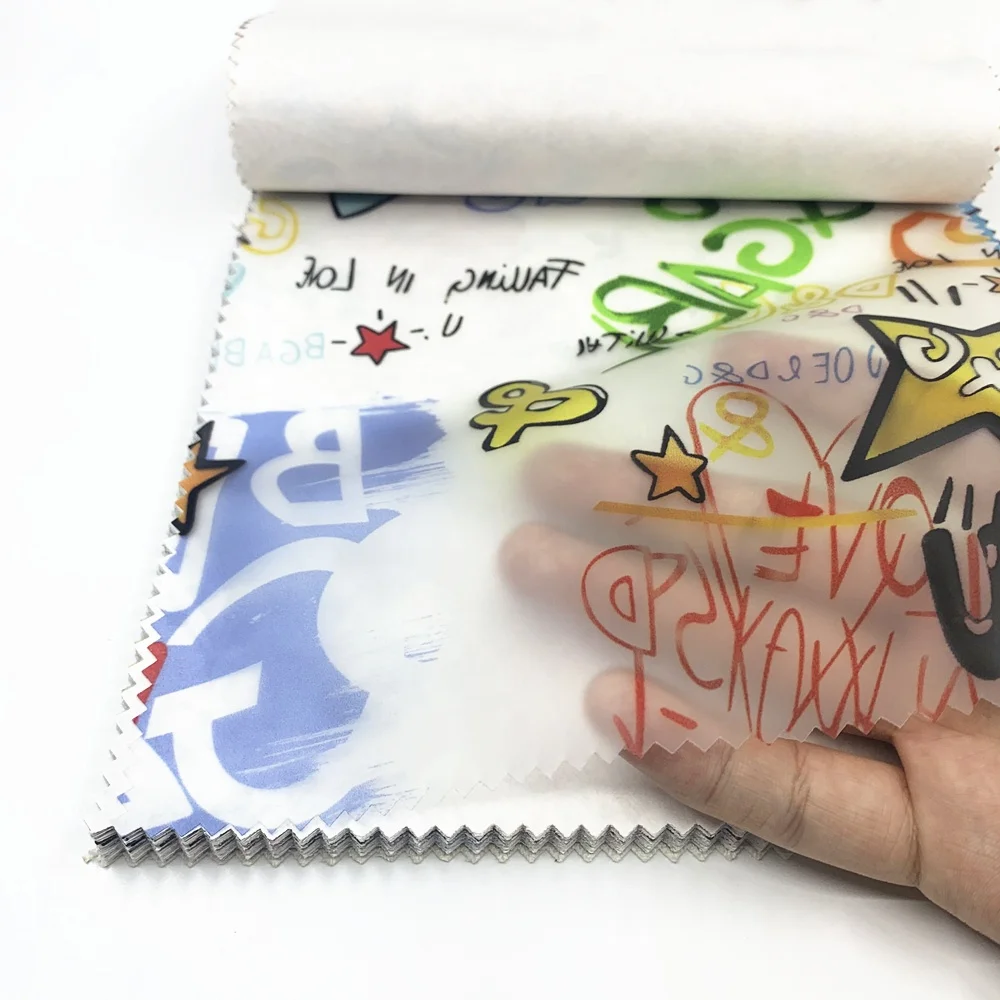 Factory Customized Printing TPU Polyurethane Film For Making Model Clothes And Handbags